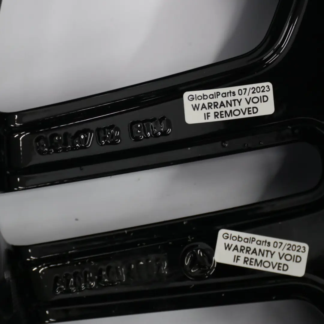 Mercedes W204 4x AMG Cerchio in lega 17" 7,5J/8,5J 6 a due razze lucidato - SKU A2044014502/A2044014602-SET - Numero di parte A2044014502/A2044014602