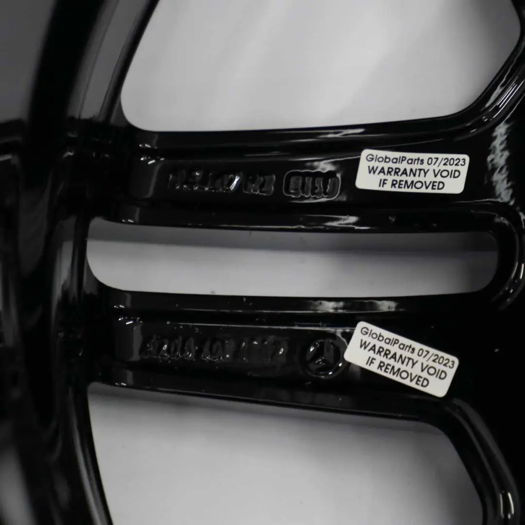  Llanta de aleación Mercedes W204 4x AMG 17" 7,5J/8,5J 6 Radios dobles pulida - SKU A2044014502/A2044014602-SET - Número de pieza A2044014502/A2044014602