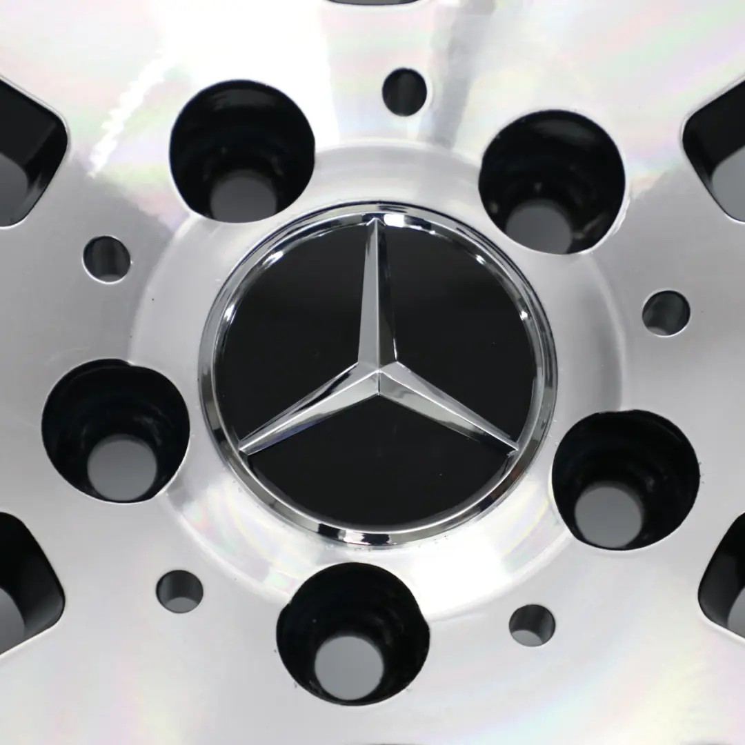 Mercedes W204 4x AMG Cerchio in lega 17" 7,5J/8,5J 6 a due razze lucidato - SKU A2044014502/A2044014602-SET - Numero di parte A2044014502/A2044014602