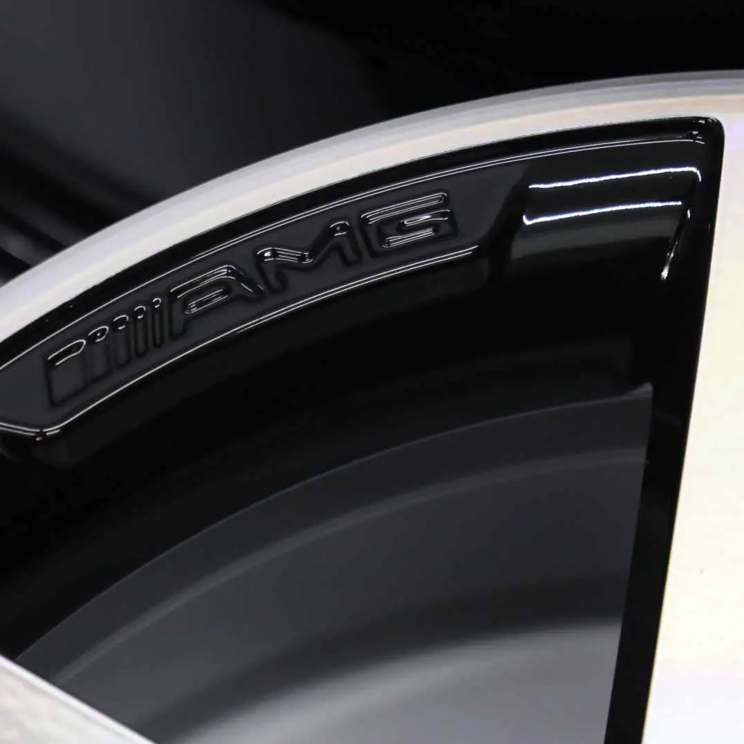 Mercedes W204 4x AMG Cerchio in lega 17" 7,5J/8,5J 6 a due razze lucidato - SKU A2044014502/A2044014602-SET - Numero di parte A2044014502/A2044014602
