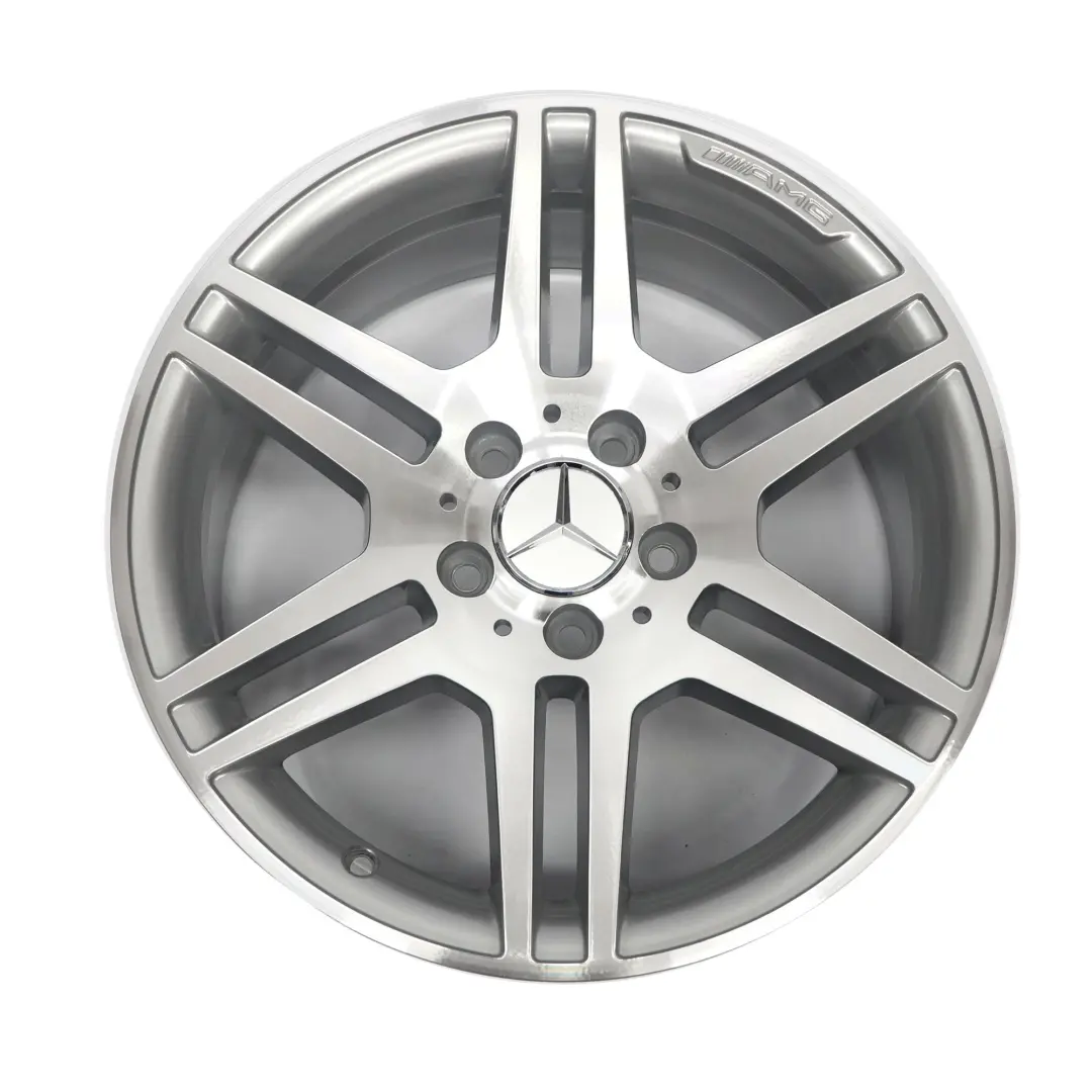 Double-Spoke Alloy Wheel Rim 17" ET:58 8,5J to Mercedes W204 AMG 6 with Part number A2044014602 Mercedes W204 AMG 6 Double-Spoke Alloy Wheel Rim 17" ET:58 8,5J - SKU A2044014602-3 - Part number A2044014602