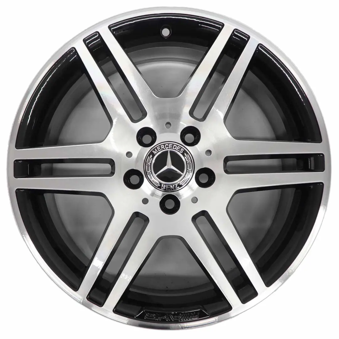 Double-Spoke Alloy Wheel Rim 17" 8,5J ET:58 to Mercedes W204 AMG 6 with Part number A2044014602 Mercedes W204 AMG 6 Double-Spoke Alloy Wheel Rim 17" 8,5J ET:58 - SKU A2044014602-5 - Part number A2044014602