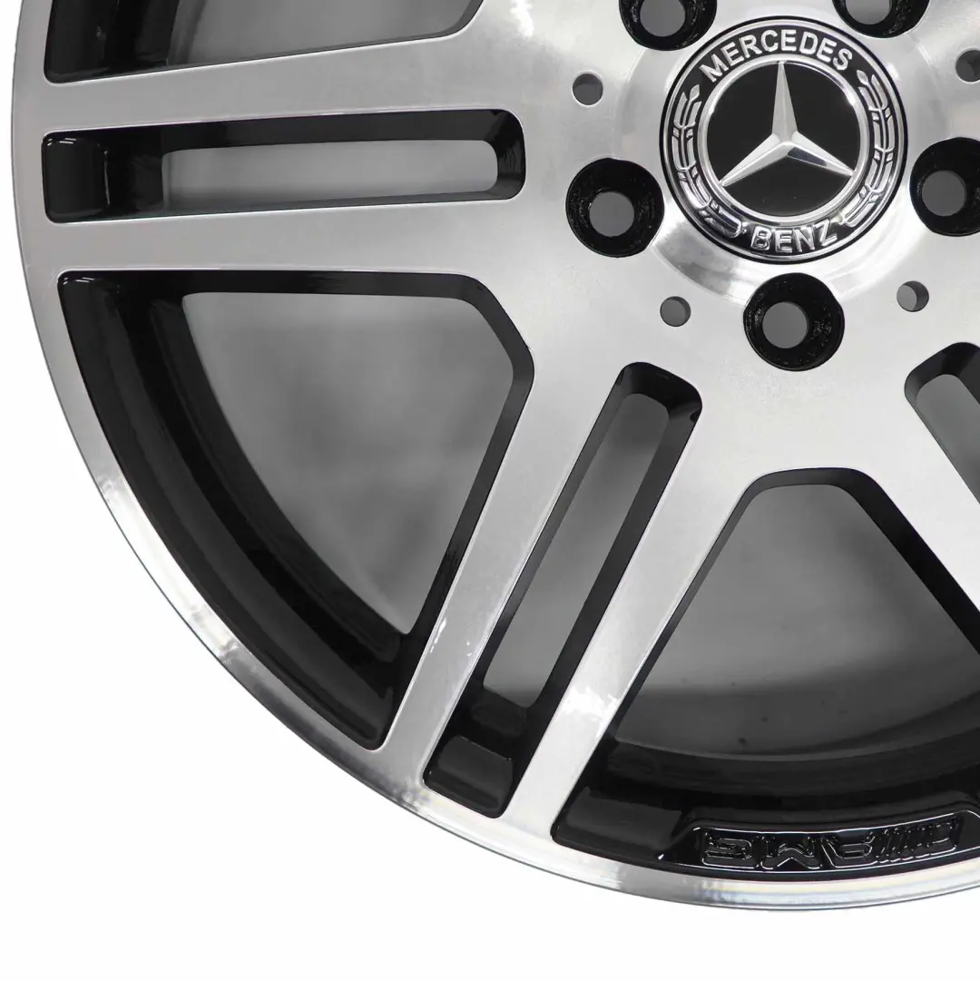 Mercedes W204 AMG Jante Alliage 6 Branches Doubles 17" 8,5J ET:58 - SKU A2044014602-5 - Numéro de pièce A2044014602