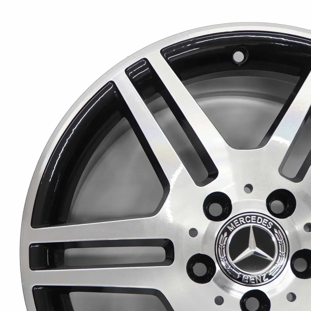 Double-Spoke Alloy Wheel Rim 17" 8,5J ET:58 to Mercedes W204 AMG 6 with Part number A2044014602 Mercedes W204 AMG 6 Double-Spoke Alloy Wheel Rim 17" 8,5J ET:58 - SKU A2044014602-5 - Part number A2044014602