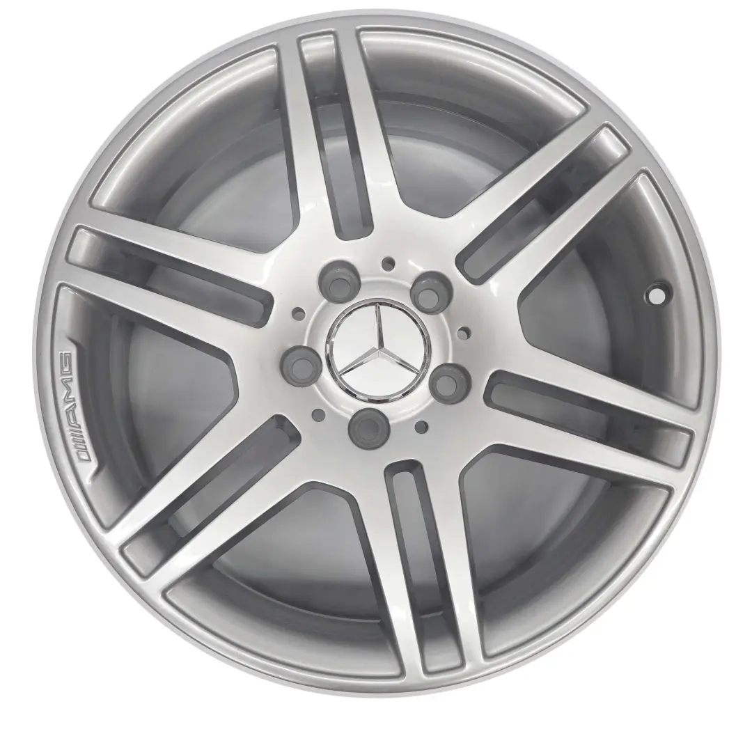 Double-Spoke Alloy Wheel Rim 17 to Mercedes W204 AMG 6 with Part number A2044014602 Mercedes W204 AMG 6 Double-Spoke Alloy Wheel Rim 17 - SKU A2044014602 - Part number A2044014602