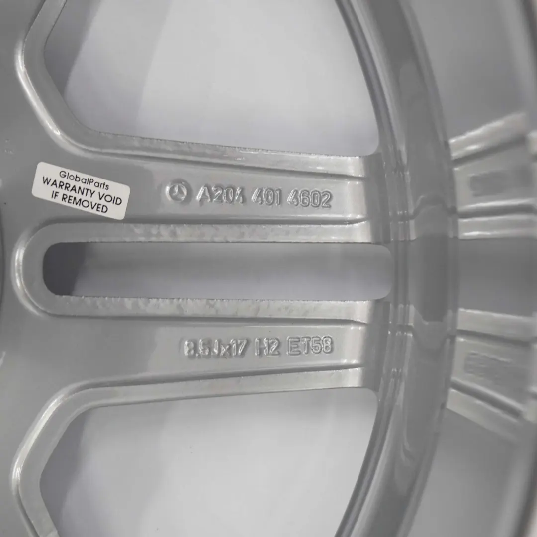Mercedes W204 AMG Jante alliage a 6 doubles rayons 17" ET:58 8,5J - SKU A2044014602 - Numéro de pièce A2044014602