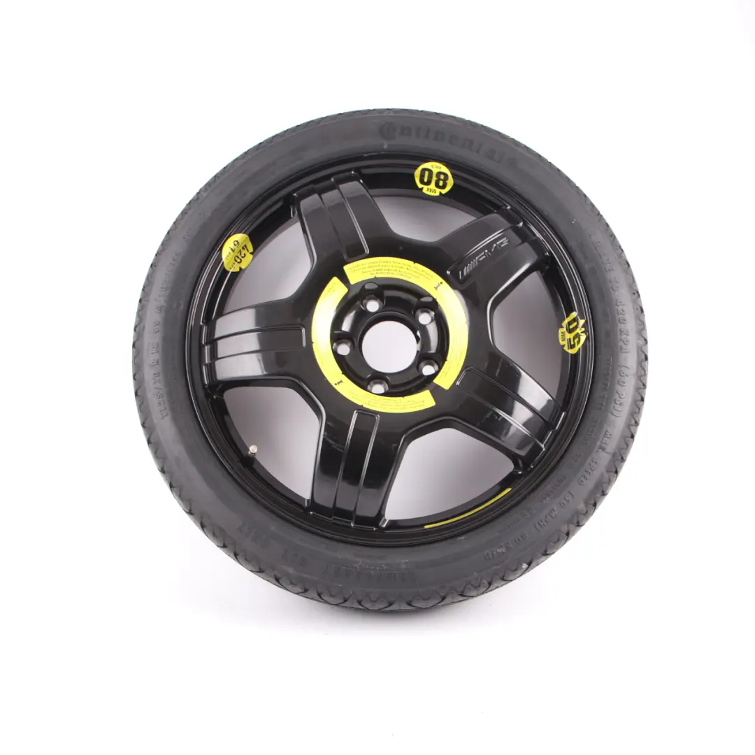 Spare Wheel Mercedes W204 C63 AMG Compact Steel R18 Tyre 125/70 to with Part number A2044014702 Spare Wheel Mercedes W204 C63 AMG Compact Steel R18 Tyre 125/70 - SKU A2044014702 - Part number A2044014702