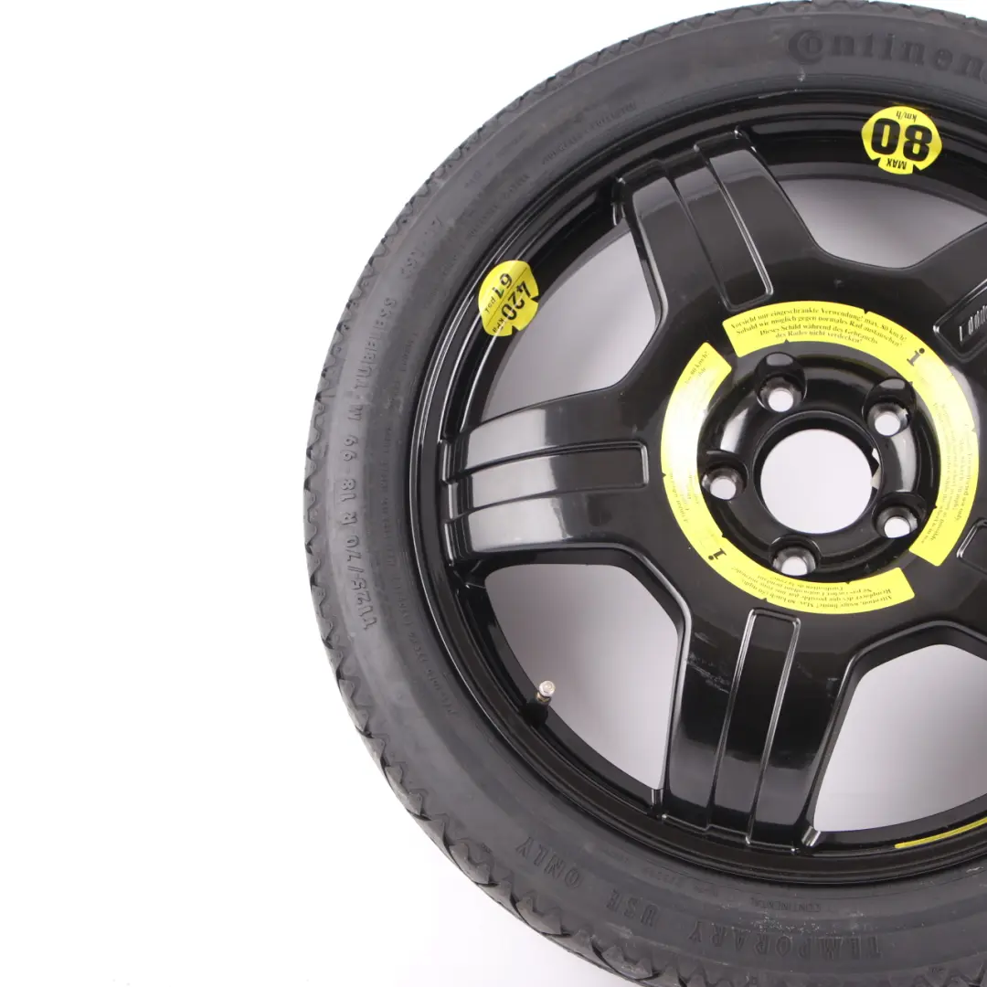 Roue De Secours Mercedes W204 C63 AMG Compact Acier R18 Pneu 125/70 pour à propos du numéro de pièce A2044014702 Roue De Secours Mercedes W204 C63 AMG Compact Acier R18 Pneu 125/70 - SKU A2044014702 - Numéro de pièce A2044014702