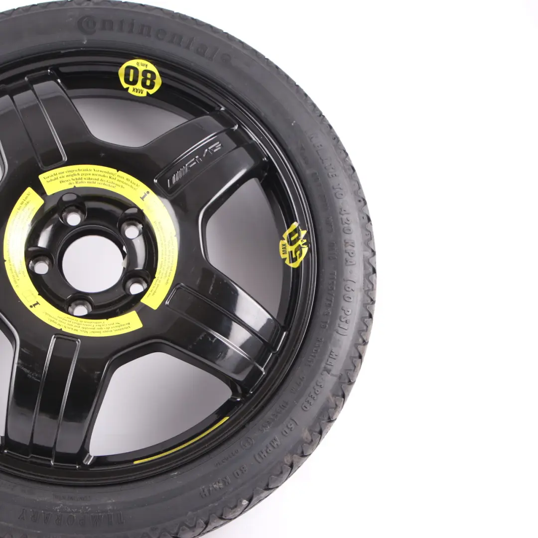 Roue De Secours Mercedes W204 C63 AMG Compact Acier R18 Pneu 125/70 pour à propos du numéro de pièce A2044014702 Roue De Secours Mercedes W204 C63 AMG Compact Acier R18 Pneu 125/70 - SKU A2044014702 - Numéro de pièce A2044014702