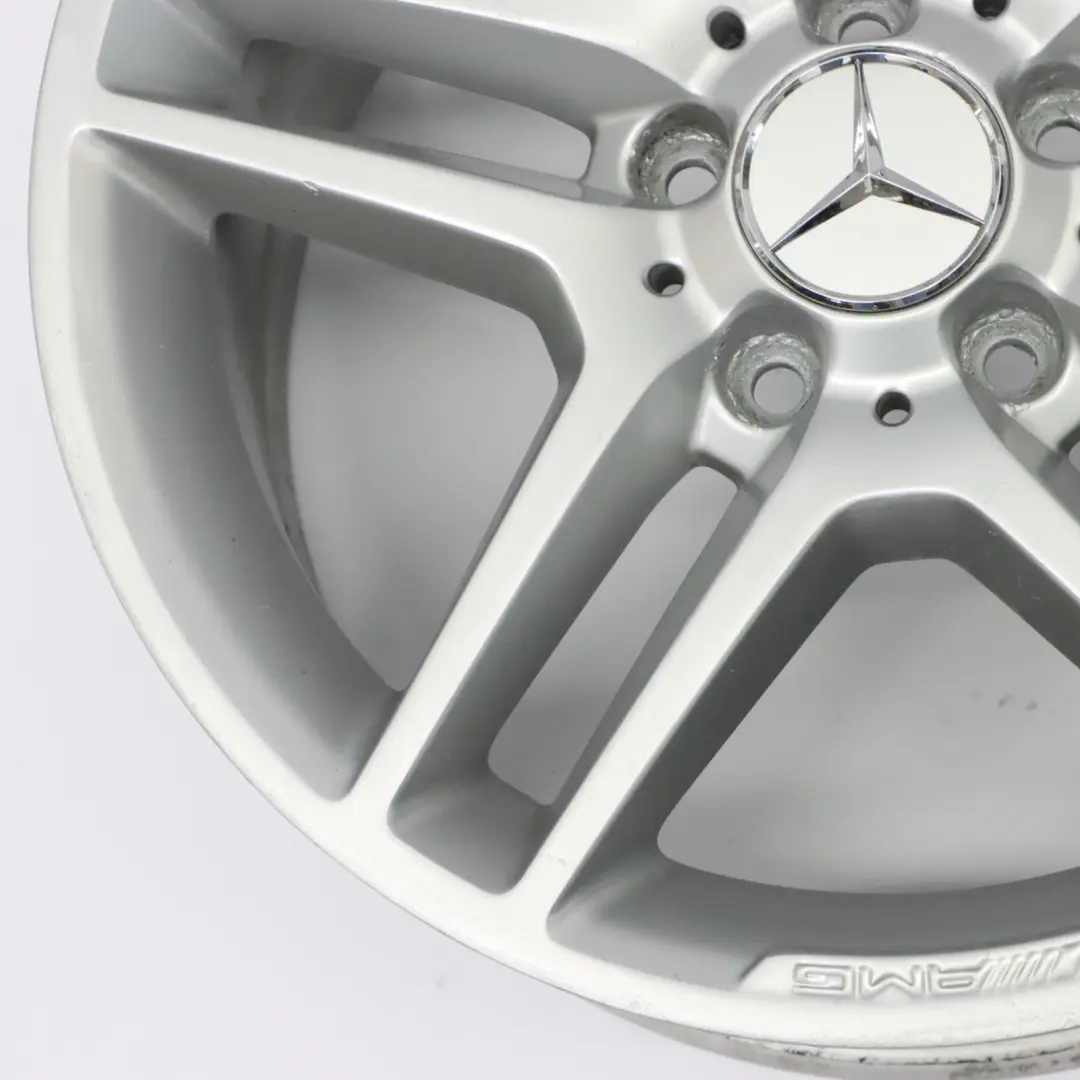 Mercedes W204 AMG cerchio posteriore in lega argento 17" 8.5J ET:58 - SKU A2044019702-1 - Numero di parte A2044019702
