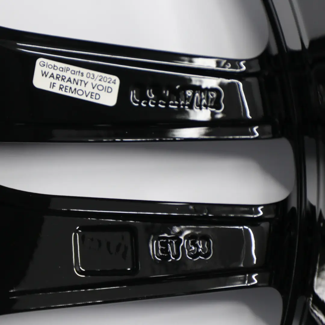  Llanta aleación trasera Mercedes W204 17" 8.5J ET:58 5 Radios dobles - SKU A2044019702 - Número de pieza A2044019702