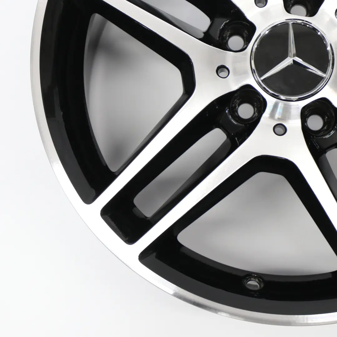 cerchio posteriore lega 17" 8.5J ET:58 5 doppie razze per Mercedes W204 con numero di parte A2044019702 Mercedes W204 cerchio posteriore lega 17" 8.5J ET:58 5 doppie razze - SKU A2044019702 - Numero di parte A2044019702