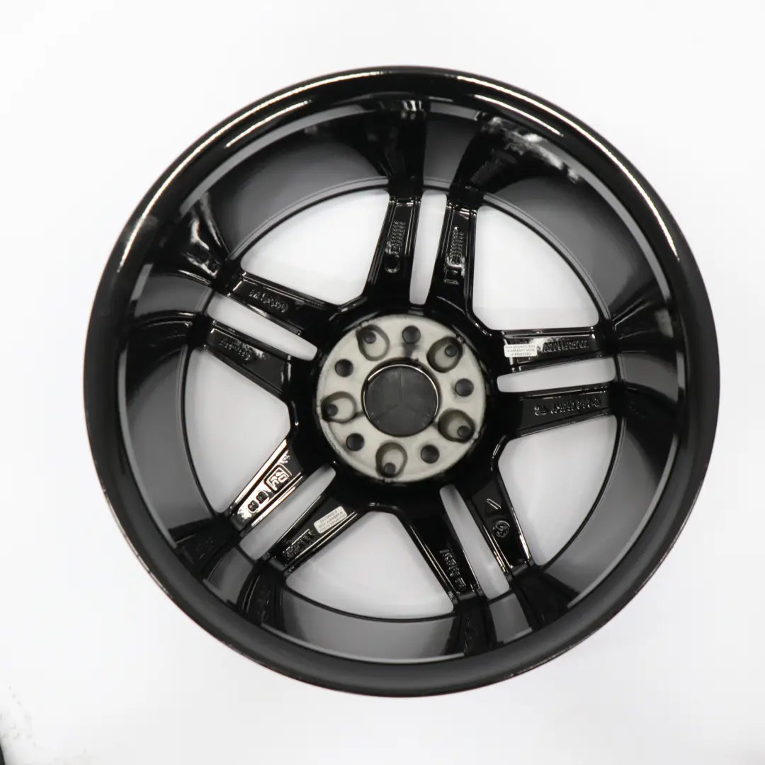 cerchio posteriore lega 17" 8.5J ET:58 5 doppie razze per Mercedes W204 con numero di parte A2044019702 Mercedes W204 cerchio posteriore lega 17" 8.5J ET:58 5 doppie razze - SKU A2044019702 - Numero di parte A2044019702