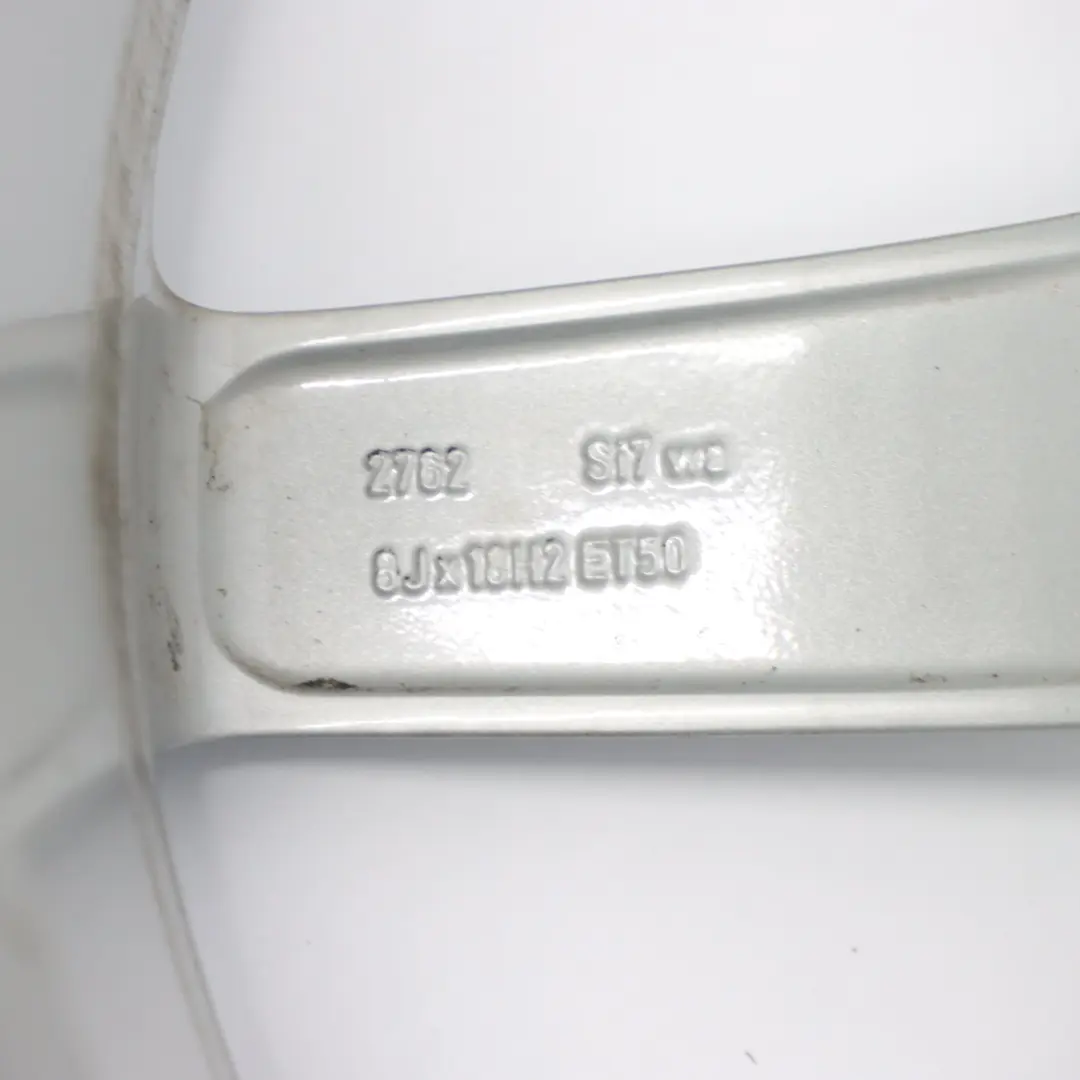 7-Spoke Front Silver AMG Alloy Wheel Rim 18" 8J ET:50 to Mercedes W204 with Part number A2044019802 Mercedes W204 7-Spoke Front Silver AMG Alloy Wheel Rim 18" 8J ET:50 - SKU A2044019802-3 - Part number A2044019802