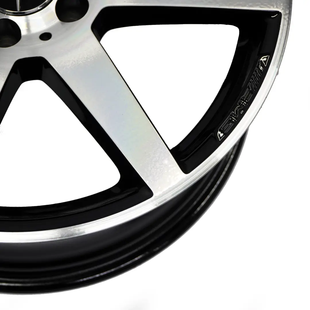 Complete Set 4x Alloy Wheel Rim 18" AMG 7 Spoke Mercedes W204 - SKU A2044019802/A2044019902 - Part number A2044019802/A2044019902