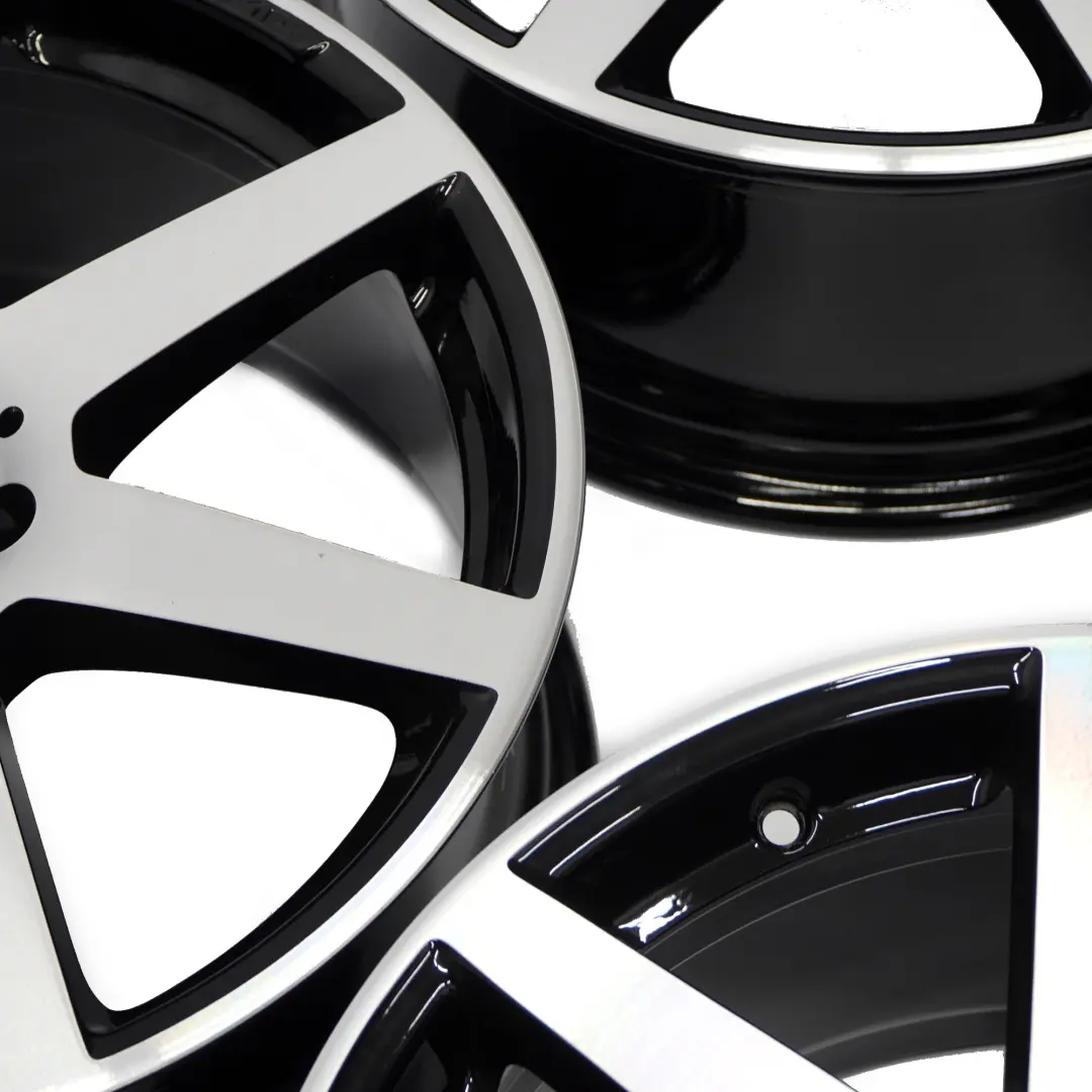 Complete Set 4x Alloy Wheel Rim 18" AMG 7 Spoke Mercedes W204 - SKU A2044019802/A2044019902 - Part number A2044019802/A2044019902