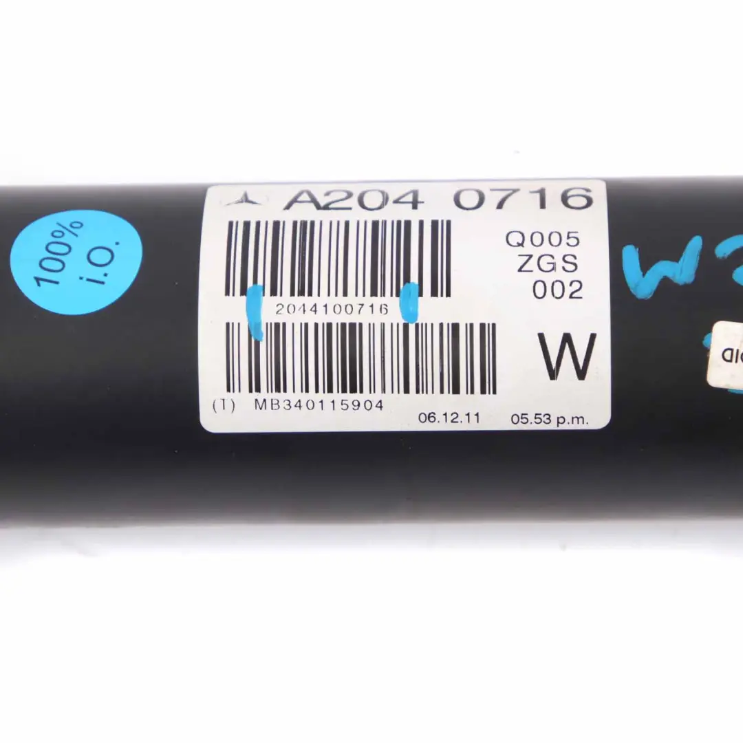 Árbol Transmisión Mercedes A207 C207 E 220 CDI Eje Automático para con número de pieza A2044100716 Árbol Transmisión Mercedes A207 C207 E 220 CDI Eje Automático - SKU A2044100716 - Número de pieza A2044100716