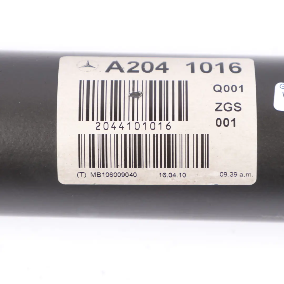 Prop Shaft Propshaft Transmission M271 to Mercedes W204 Automatic Drive with Part number A2044101016 Mercedes W204 Automatic Drive Prop Shaft Propshaft Transmission M271 - SKU A2044101016 - Part number A2044101016