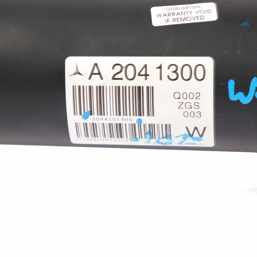  Eje de transmisión Mercedes W204 C63 AMG M156 Prop Drive Shaft - SKU A2044101300 - Número de pieza A2044101300