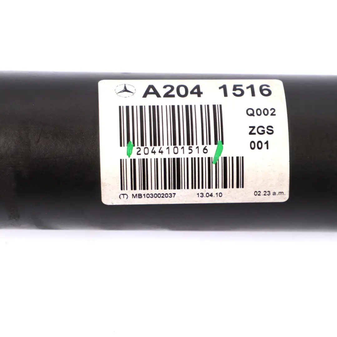 Propshaft Mercedes W204 Drive Prop Shaft Manual Transmission OM651 to with Part number A2044101516 Propshaft Mercedes W204 Drive Prop Shaft Manual Transmission OM651 - SKU A2044101516 - Part number A2044101516