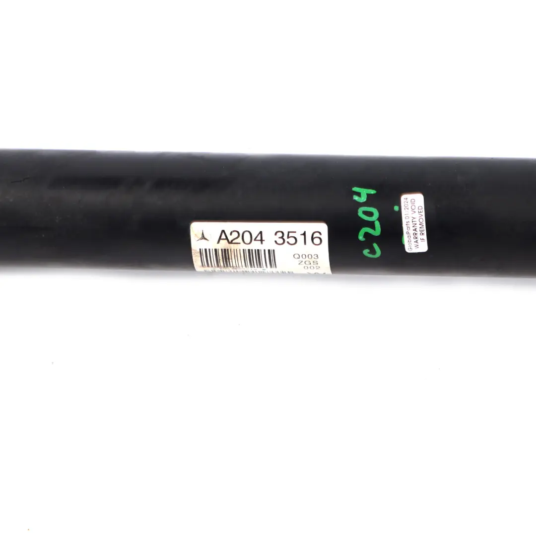 Eje de transmisión Mercedes W204 Eje de transmisión automática M274 para con número de pieza A2044103516 Eje de transmisión Mercedes W204 Eje de transmisión automática M274 - SKU A2044103516 - Número de pieza A2044103516