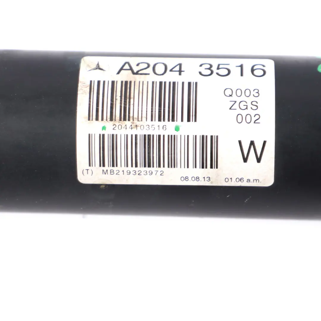 Eje de transmisión Mercedes W204 Eje de transmisión automática M274 para con número de pieza A2044103516 Eje de transmisión Mercedes W204 Eje de transmisión automática M274 - SKU A2044103516 - Número de pieza A2044103516