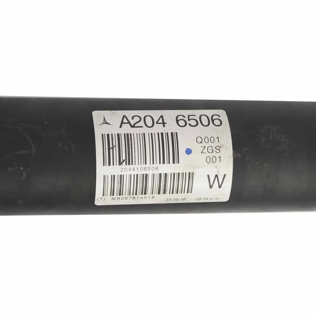 Propshaft Eje transmisión 200 CDI automática para Mercedes W204 con número de pieza A2044106506 Mercedes W204 Propshaft Eje transmisión 200 CDI automática - SKU A2044106506 - Número de pieza A2044106506