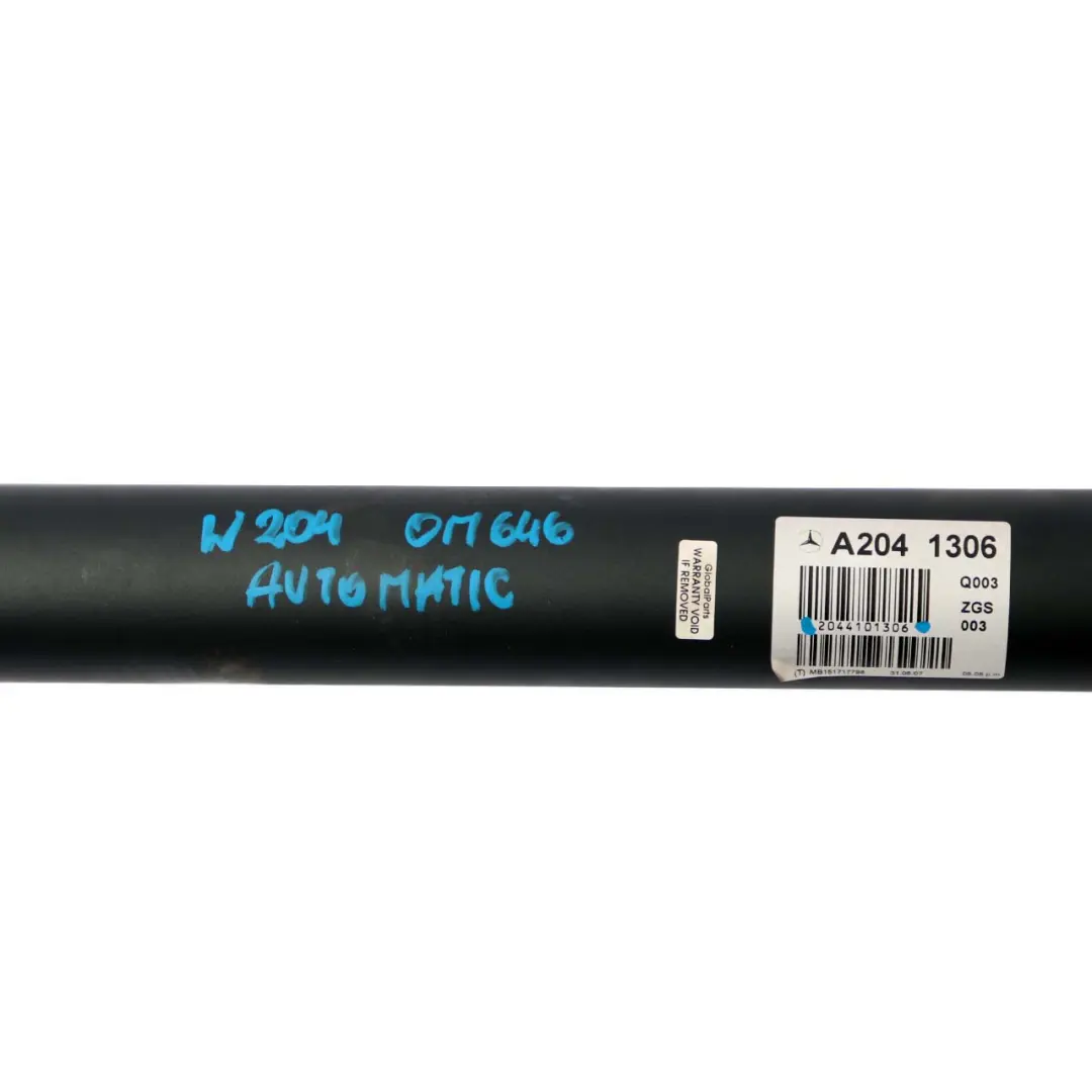 Mercedes W204 Kardanwelle Antriebswelle C 220 CDI Automatikgetriebe A2044101306 - SKU A2044107306 - Teilenummer A2044107306