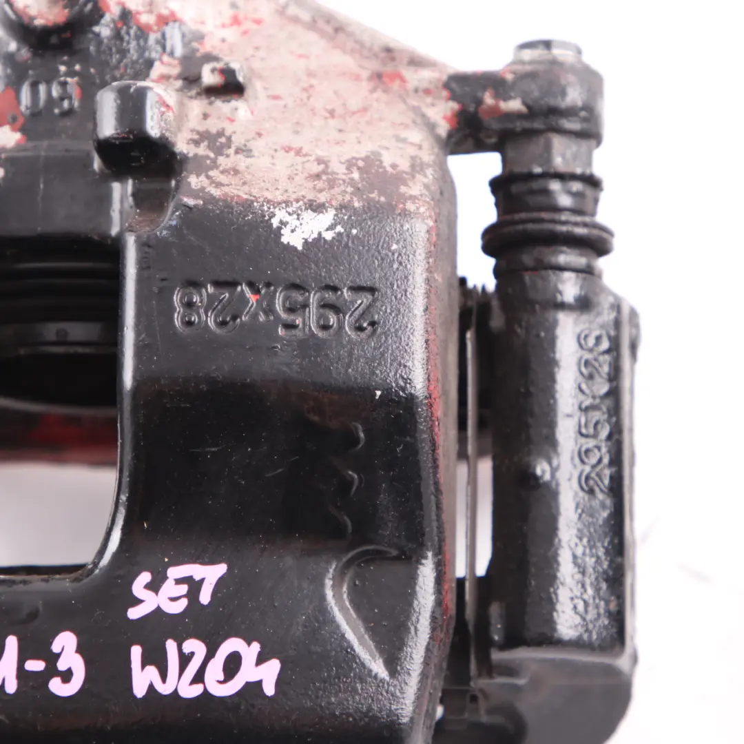 Mercedes W204 Brake Caliper Front Left Right N/O/S Wheel Brake 295X28 Set - SKU A2044212581-3 - Part number A2044212581