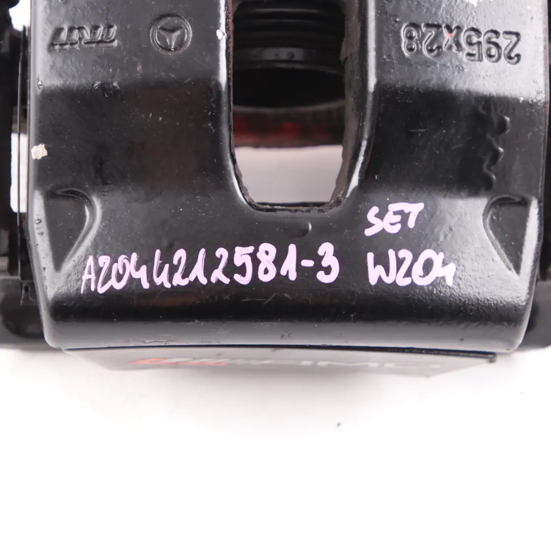 Mercedes W204 Brake Caliper Front Left Right N/O/S Wheel Brake 295X28 Set - SKU A2044212581-3 - Part number A2044212581