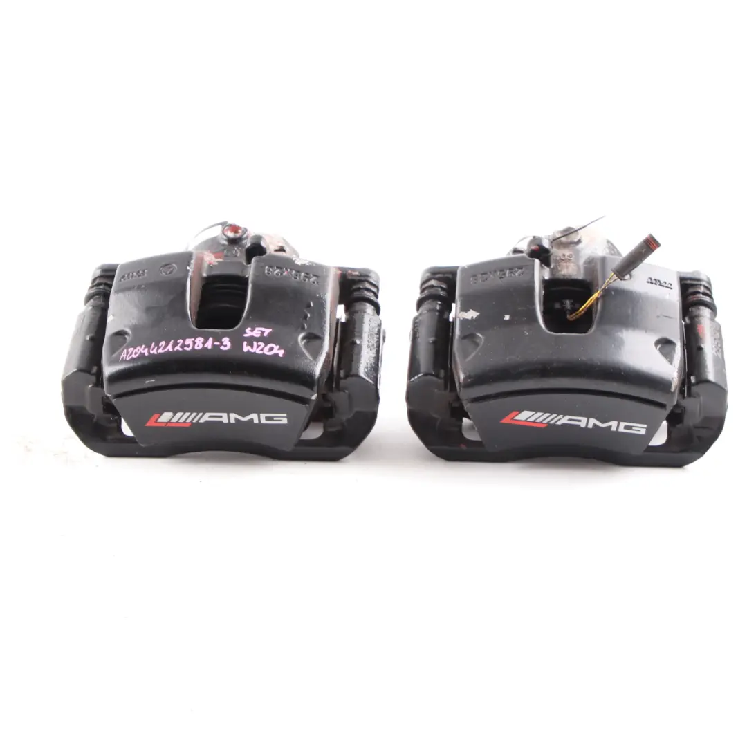 Brake Caliper Front Left Right N/O/S Wheel Brake 295X28 Set to Mercedes W204 with Part number A2044212581 Mercedes W204 Brake Caliper Front Left Right N/O/S Wheel Brake 295X28 Set - SKU A2044212581-3 - Part number A2044212581