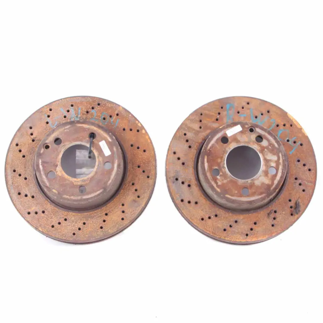 Mercedes W204 Bremsscheiben Set AMG Vorne Links Rechts Rad Bremseinheit - SKU A2044213612 - Teilenummer A2044213612