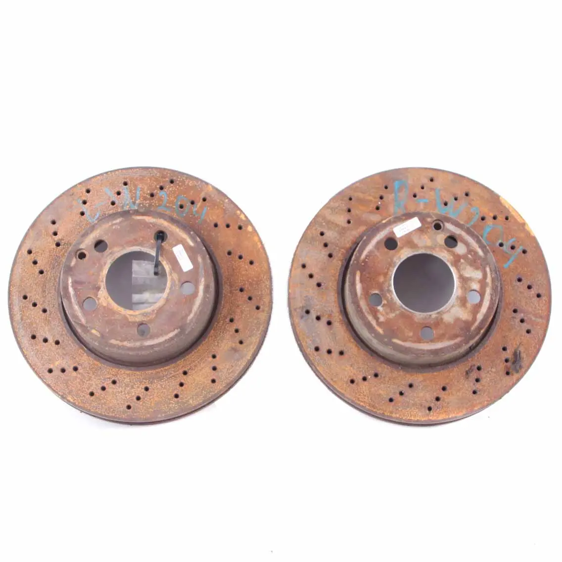 Mercedes W204 Set Dischi Freno AMG Anteriore Sinistro Destro Ruota