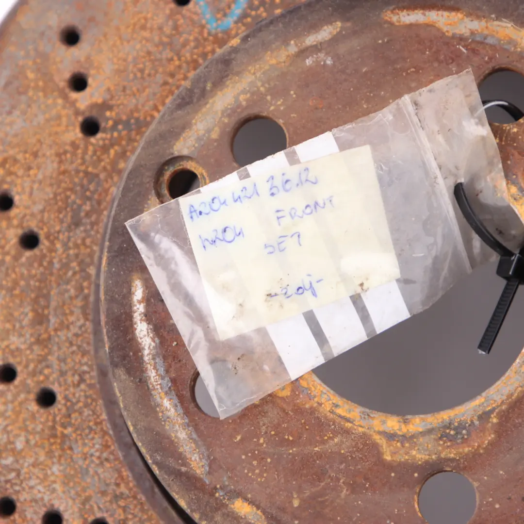 Brake Disc Set AMG Front Left Right Wheel N/O/S Braking Unit to Mercedes W204 with Part number A2044213612 Mercedes W204 Brake Disc Set AMG Front Left Right Wheel N/O/S Braking Unit - SKU A2044213612 - Part number A2044213612