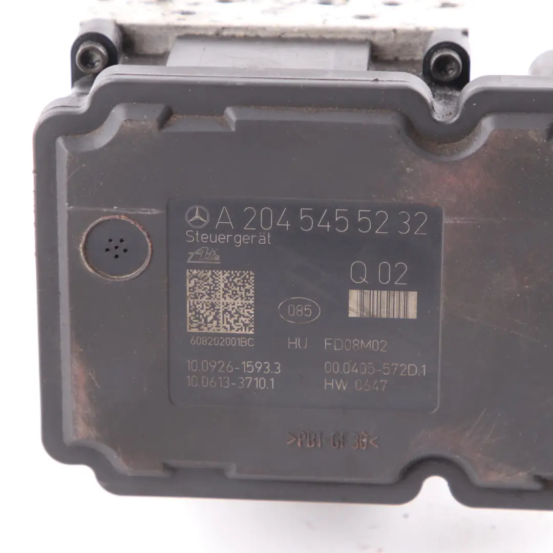 Mercedes W204 Brake Pump ABS ESP Hydraulic Control Unit A2045455232 - SKU A2044312212 - Part number A2044312212