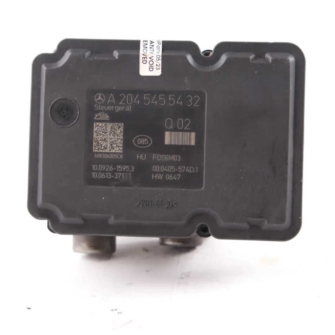 Mercedes W204 Brake Pump ABS ESP Hydraulic Control Unit A2045455432 - SKU A2044312512 - Part number A2044312512
