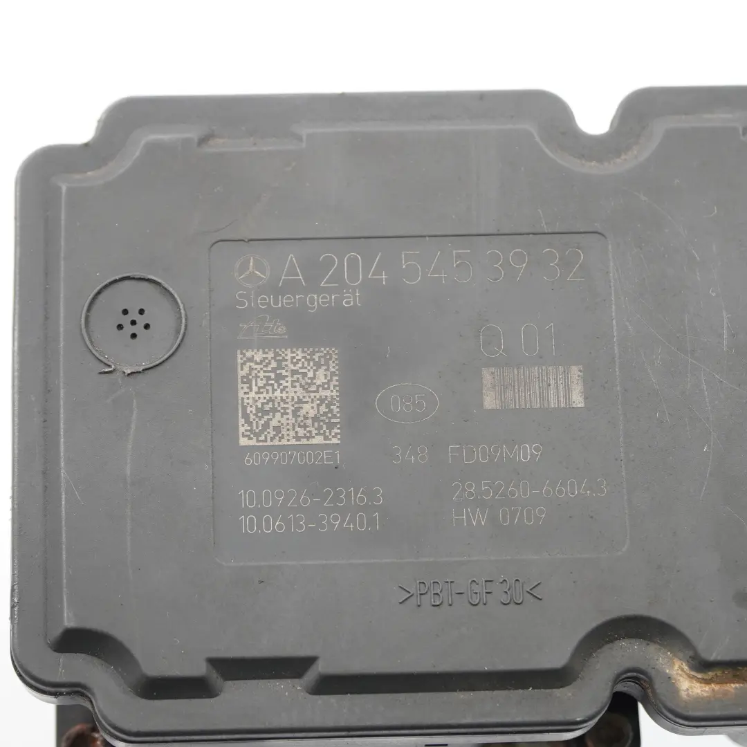 Mercedes W204 Bomba freno ABS ESP Unidad hidráulico A2045453932 - SKU A2044314012-1 - Número de pieza A2044314012