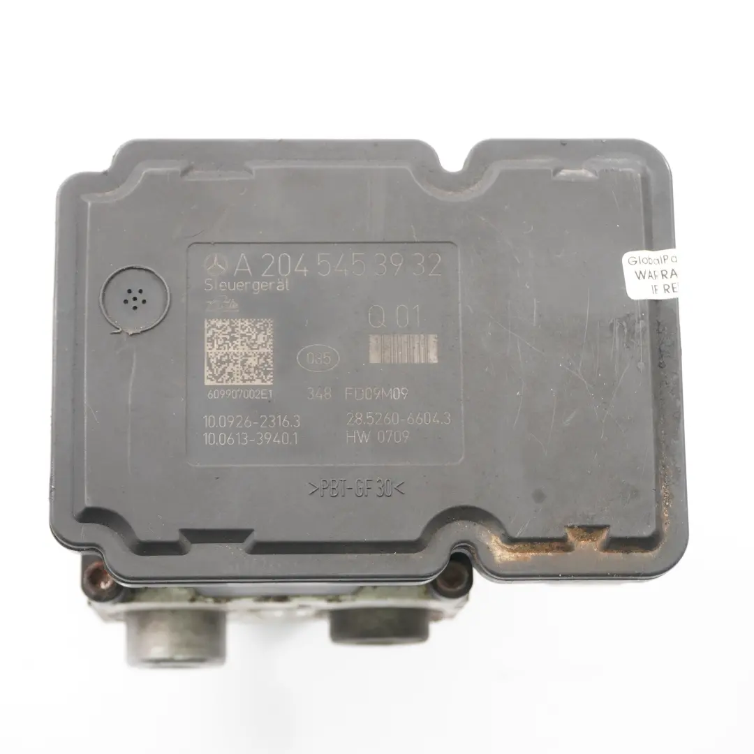 Mercedes W204 Bomba freno ABS ESP Unidad hidráulico A2045453932 - SKU A2044314012-1 - Número de pieza A2044314012