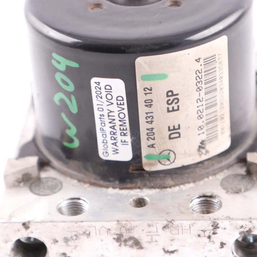 ABS Bomba Freno Dirección Unidad De Frenado Hidráulico para Mercedes W204 con número de pieza A2044314012 Mercedes W204 ABS Bomba Freno Dirección Unidad De Frenado Hidráulico - SKU A2044314012 - Número de pieza A2044314012