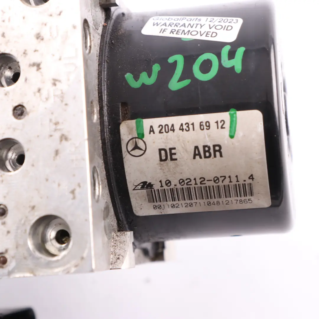 Mercedes W204 Bomba freno ABS ESP Unidad hidráulico A1729014100 - SKU A2044316912 - Número de pieza A2044316912