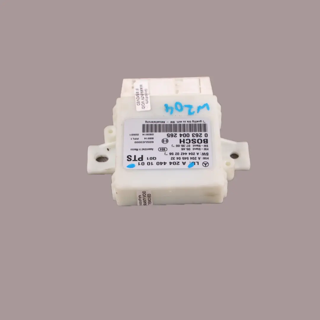  Parktronic Module Mercedes W204 PDC Parking Sensors Control Unit - SKU A2044401001 - Part number A2044401001