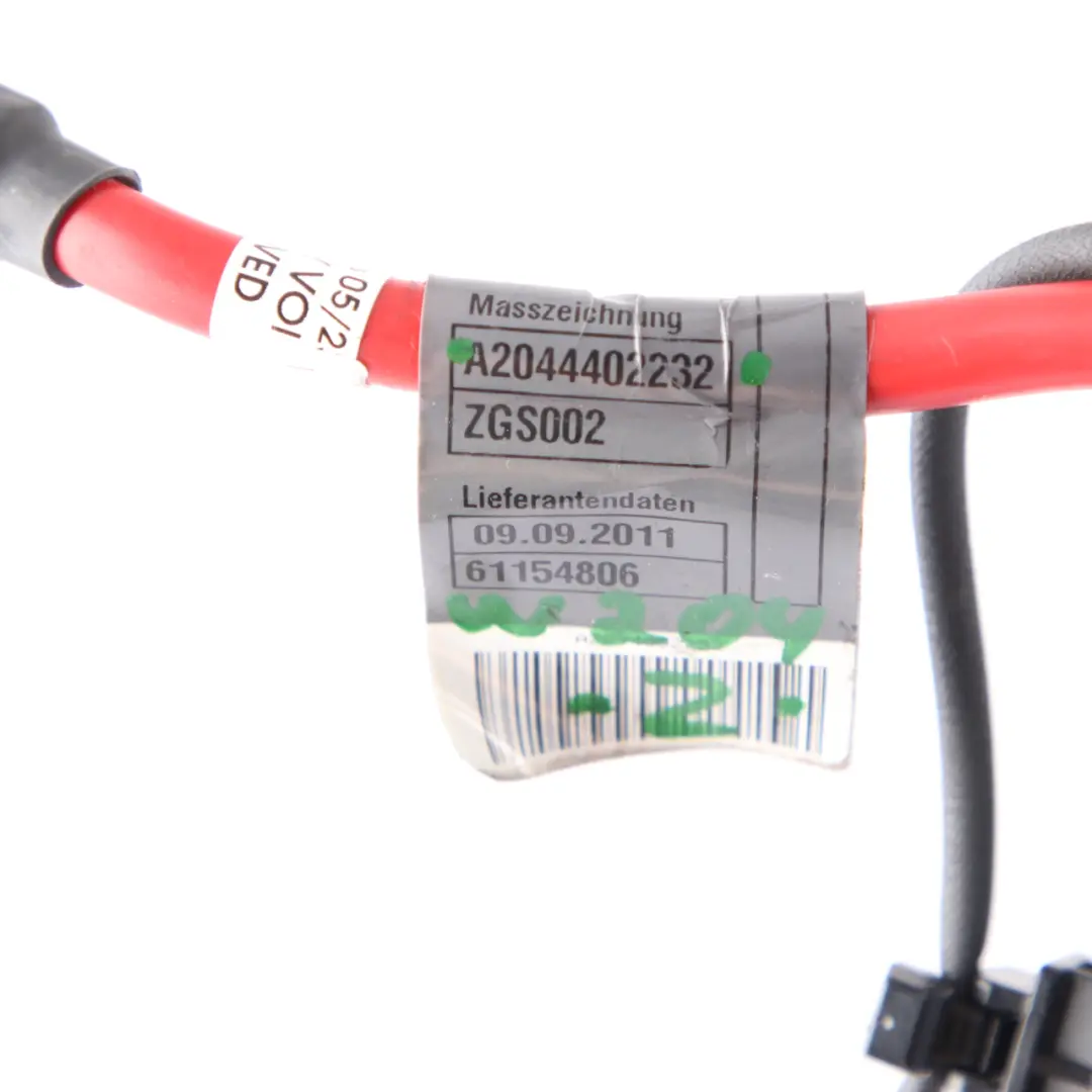 Mercedes W204 W207 Cable de Batería Mazo Cables Positivo - SKU A2044402232 - Número de pieza A2044402232