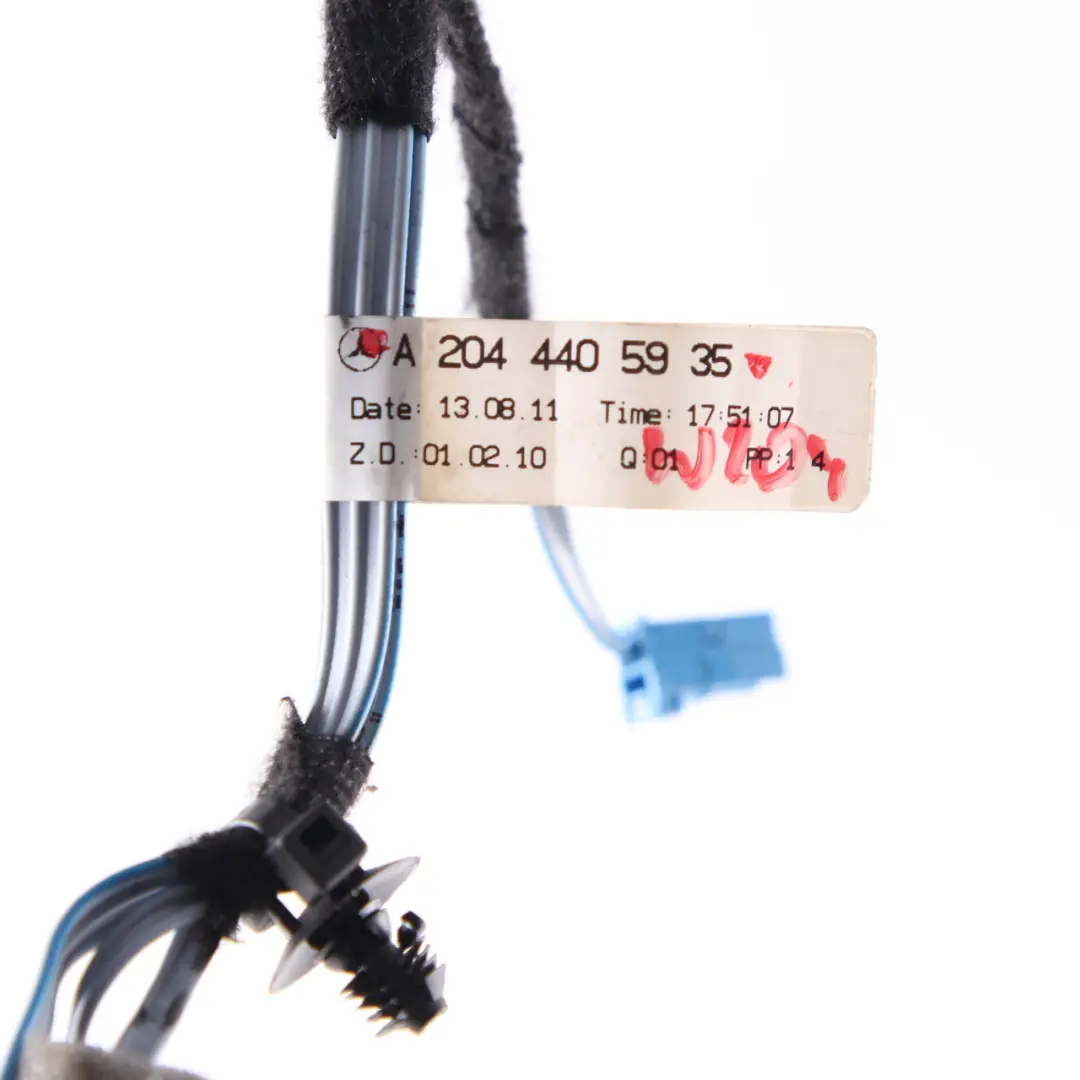Mercedes W204 Tür Karte Kabelbaum Verdrahtung Vorne Links - SKU A2044405935 - Teilenummer A2044405935