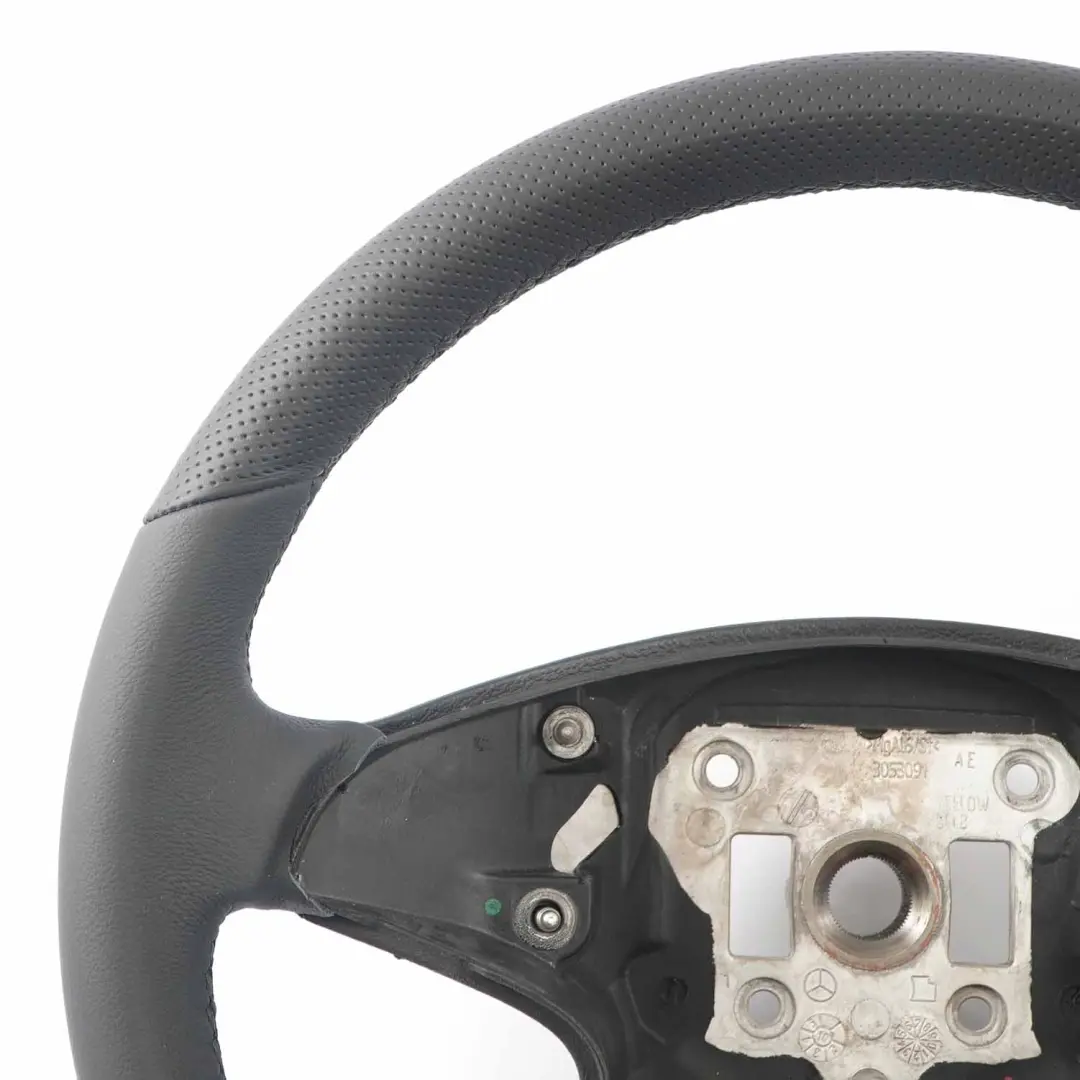  Steering Wheel Mercedes W204 NEW Black Leather with Black Threads - SKU A2044600303-1 - Part number  A2044600303