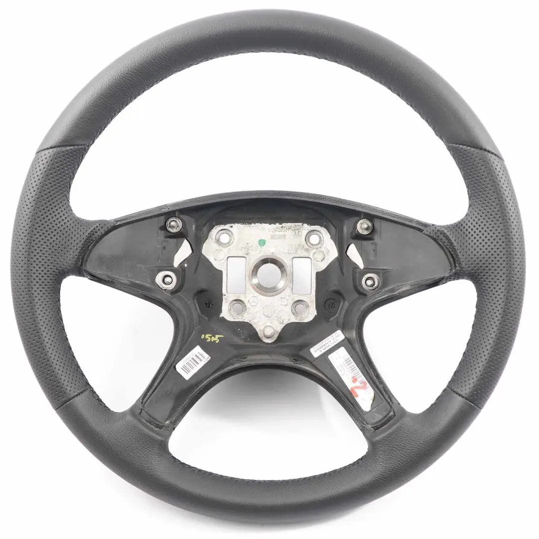 Mercedes C-Class W204 NEU Schwarz Leder Lenkrad Ledenlenkrad mit Schwarz Fäd - SKU A2044600303-2 - Teilenummer  A2044600303