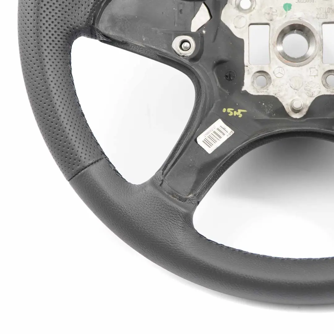  Mercedes-Benz C-Class W204 NEW Black Leather Steering Wheel with Black Threads - SKU A2044600303-2 - Part number  A2044600303