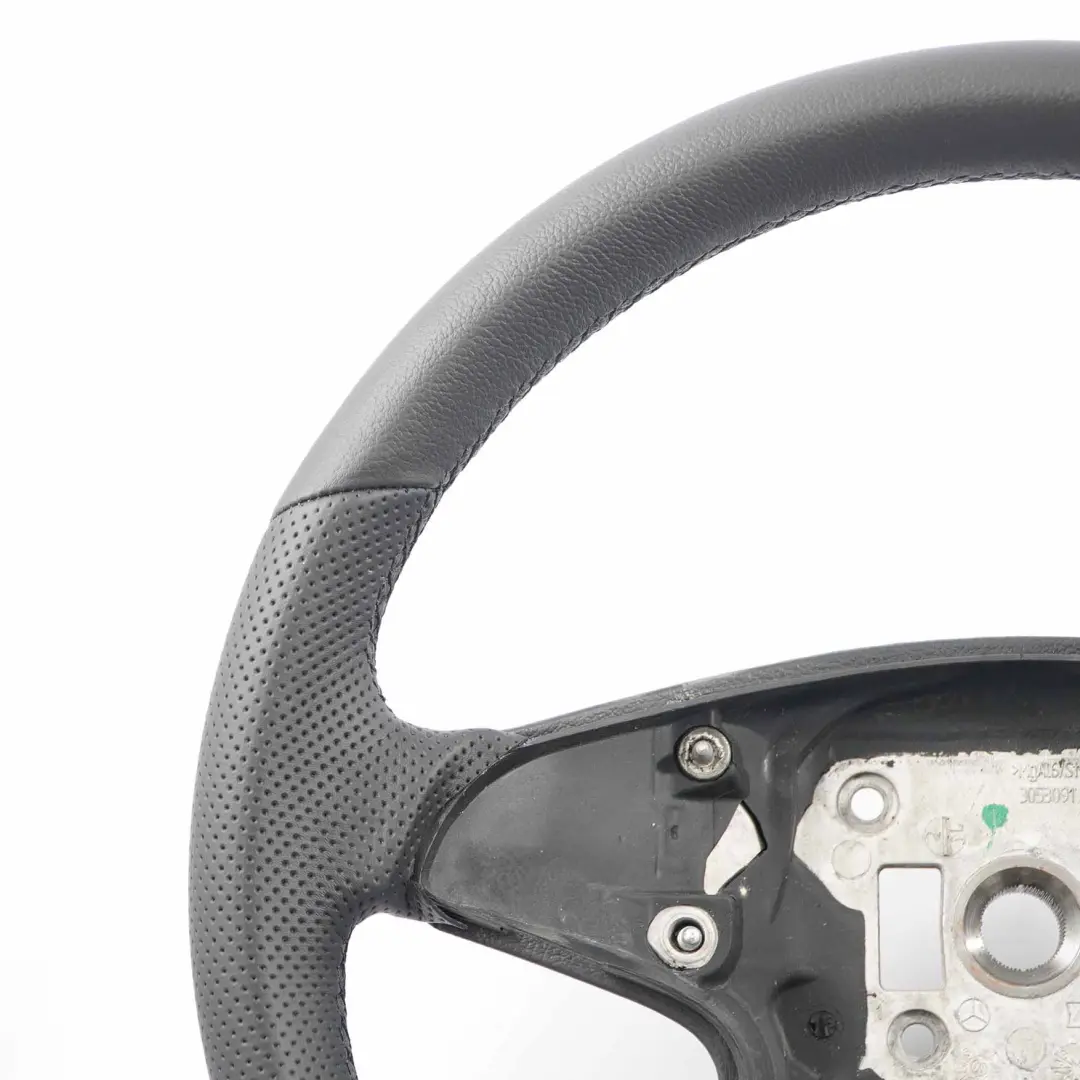 Mercedes C-Class W204 NEU Schwarz Leder Lenkrad Ledenlenkrad mit Schwarz Fäd - SKU A2044600303-2 - Teilenummer  A2044600303
