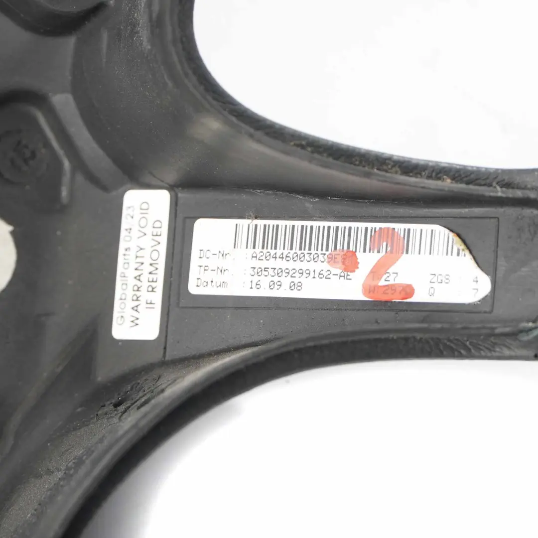  Mercedes-Benz C-Class W204 NEW Black Leather Steering Wheel with Black Threads - SKU A2044600303-2 - Part number  A2044600303