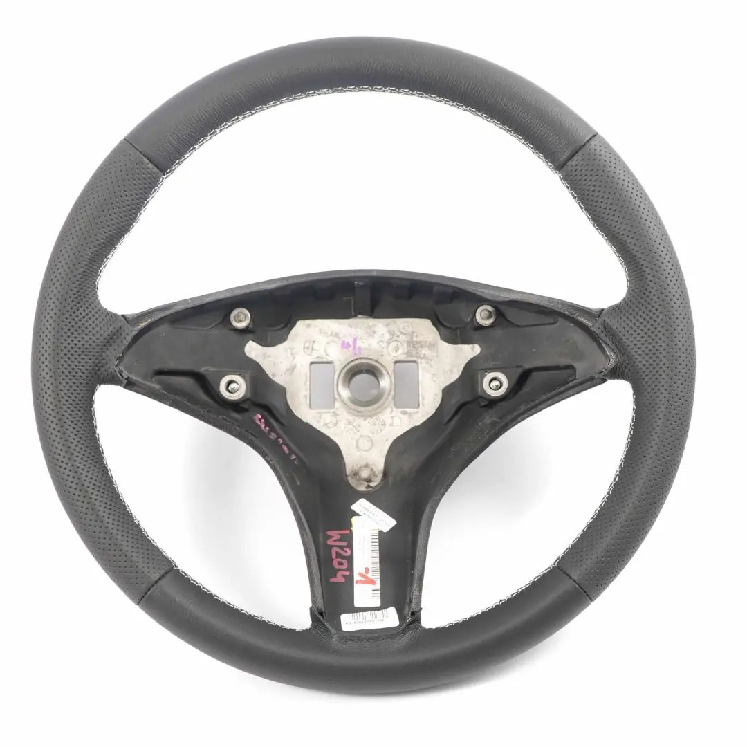 Mercedes-Benz C-Class W204 NEW Black Leather Steering Wheel with White Threads to with Part number A2044601203 Mercedes-Benz C-Class W204 NEW Black Leather Steering Wheel with White Threads - SKU A2044601203-1 - Part number A2044601203