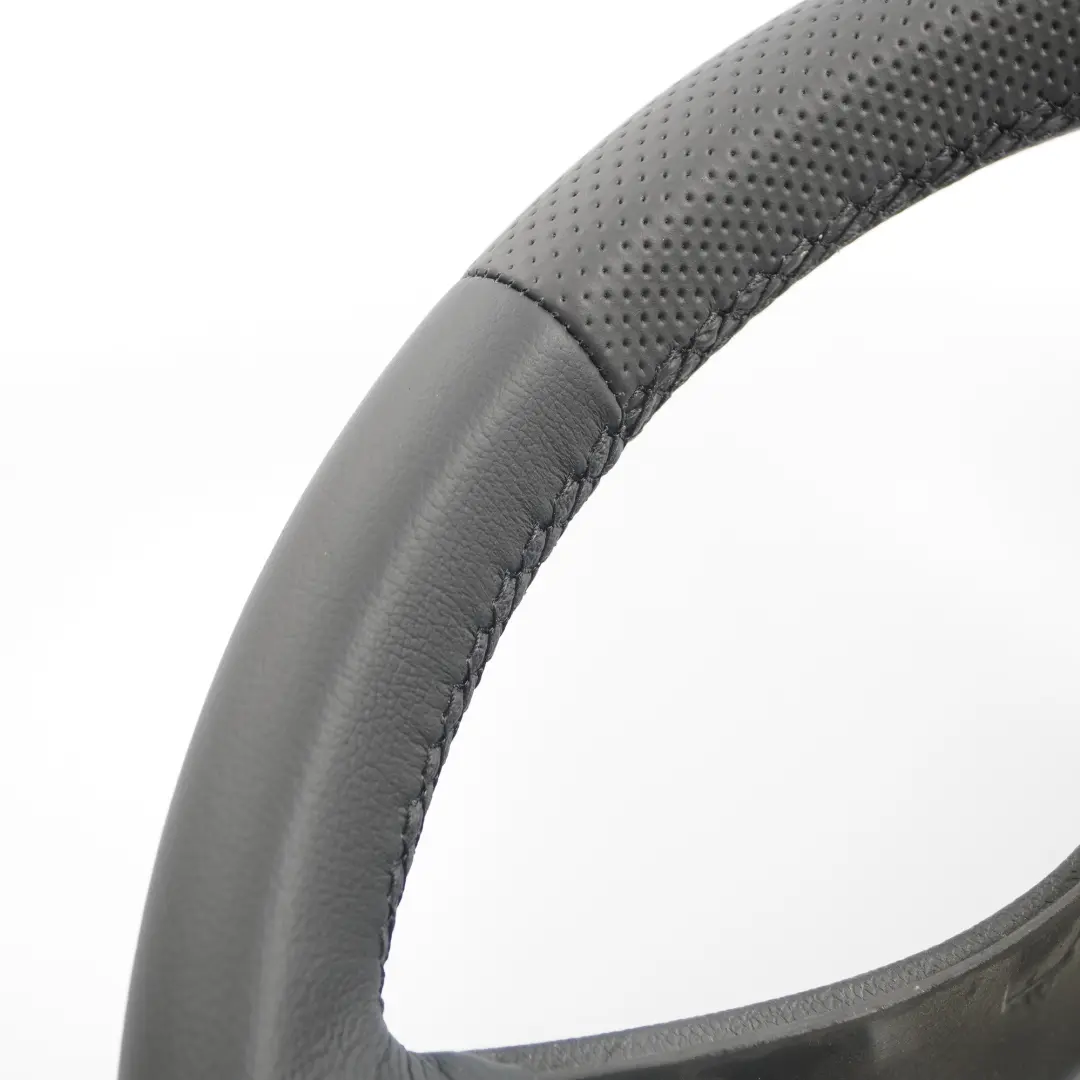 NEU Schwarz Leder Lederlenkrad Lenkrad mit Schwarz Fäden Mercedes W204 - SKU A2044601203-2 - Teilenummer A2044601203